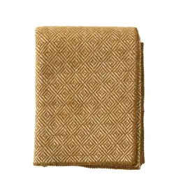Diamonds Alpaca & Lambswool Blanket in Caramel