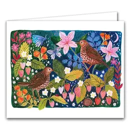 Strawberry Thief Blank Notecard