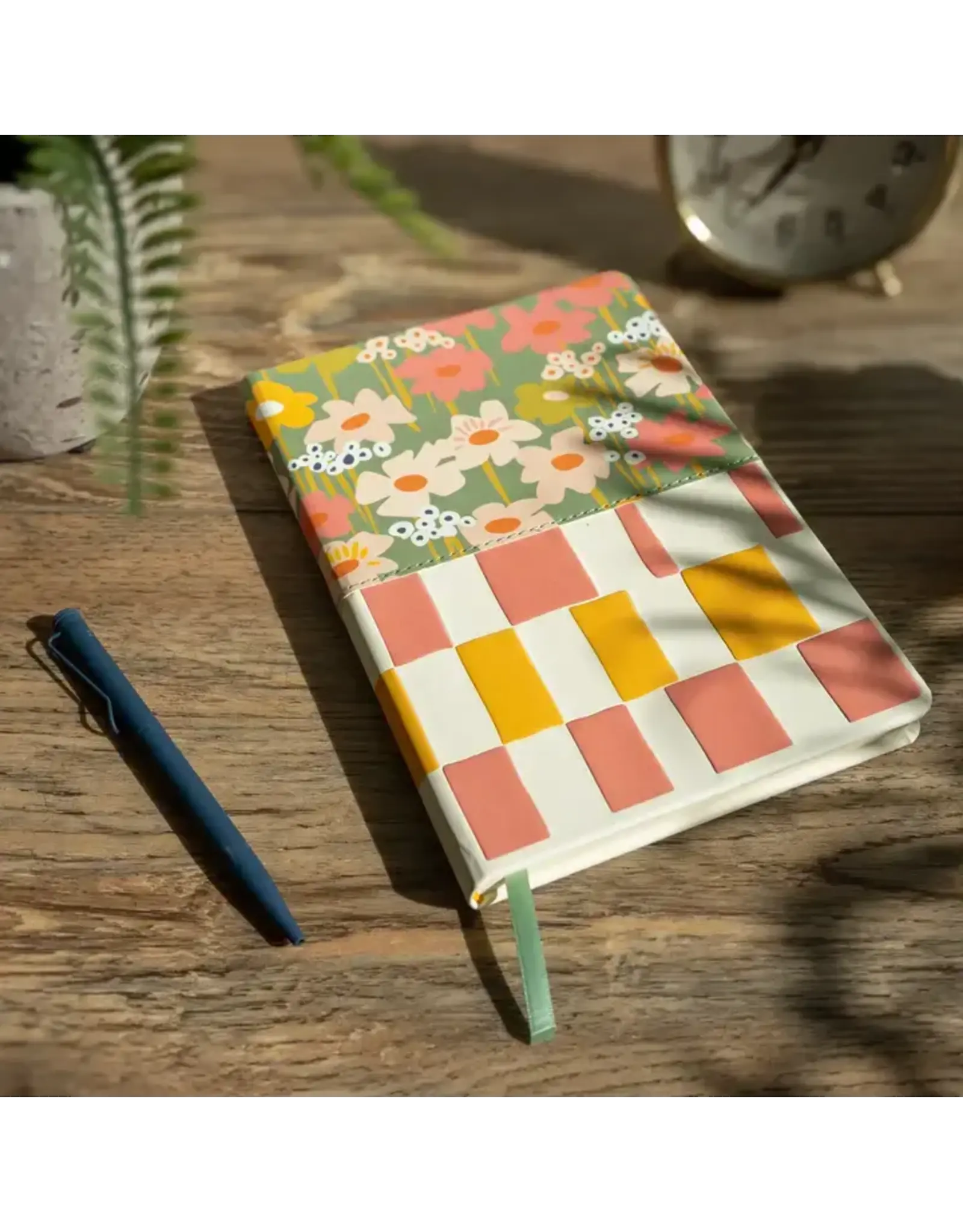 Blooms Embroidered Journal