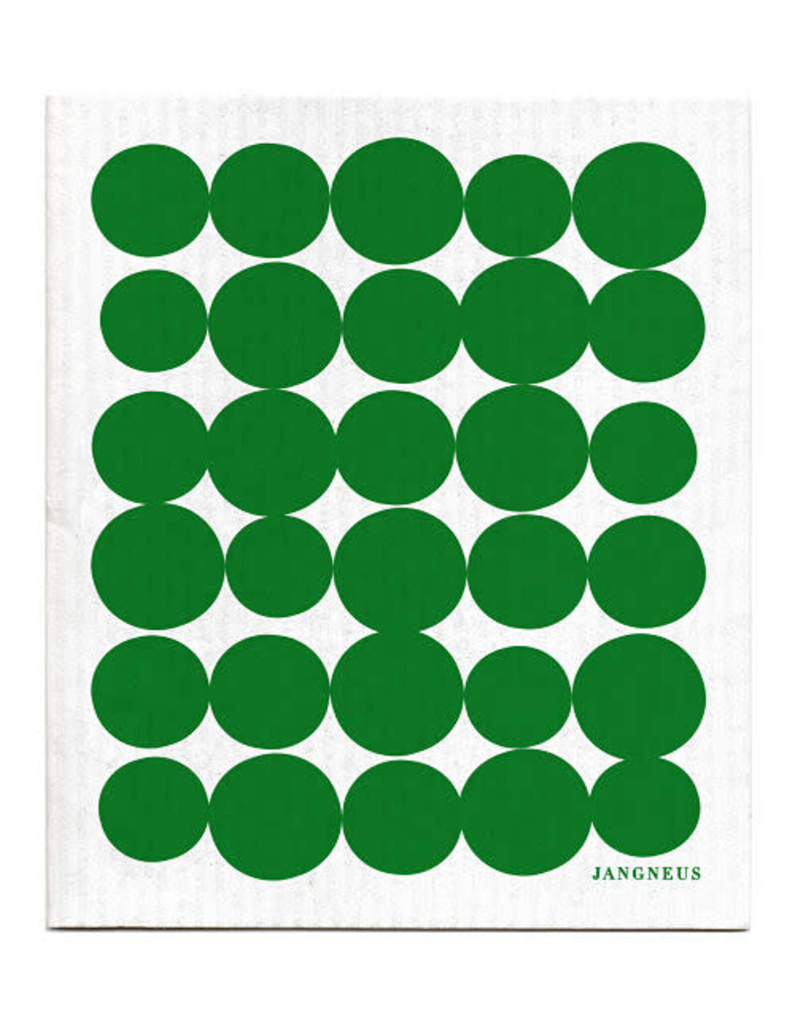 Green Dots Swedish Dishcloth