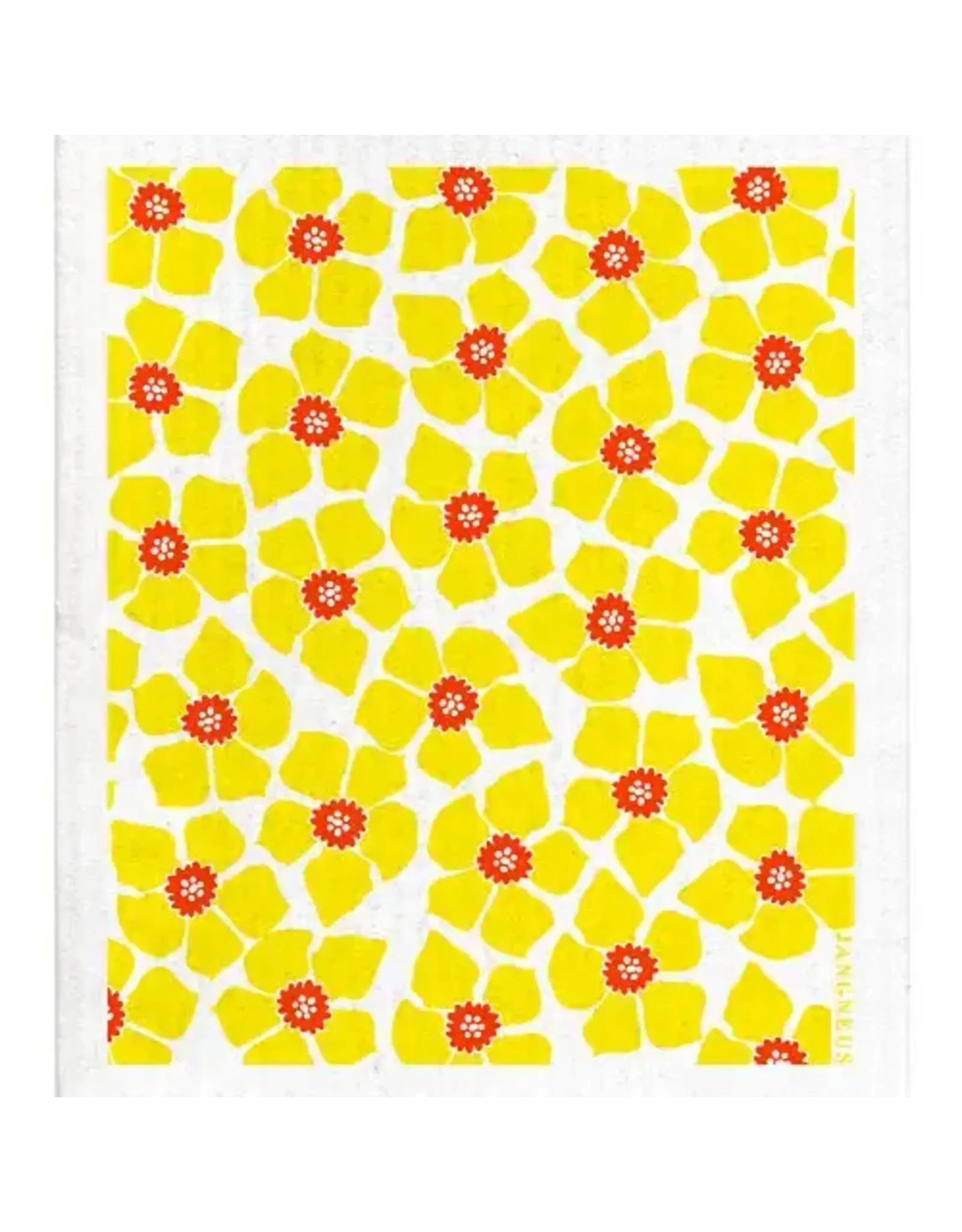 Daffodils Swedish Dishcloth