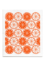 Orange Citrus Swedish Dishcloth