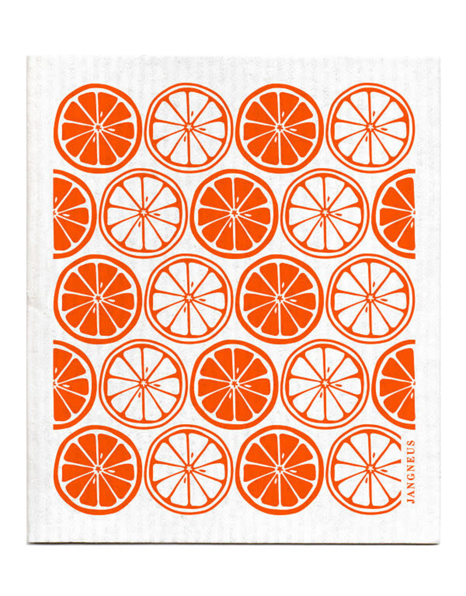Orange Citrus Swedish Dishcloth