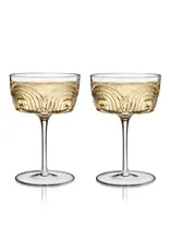 Art Deco Moderne Cocktail Coupe Set of 2