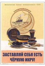 Soviet Force Yourself to Eat Black Caviar Magnet