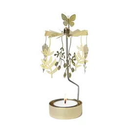 Meadow Gold Angel Chime Candle Holder