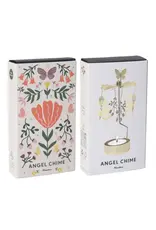 Meadow Gold Angel Chime Candle Holder