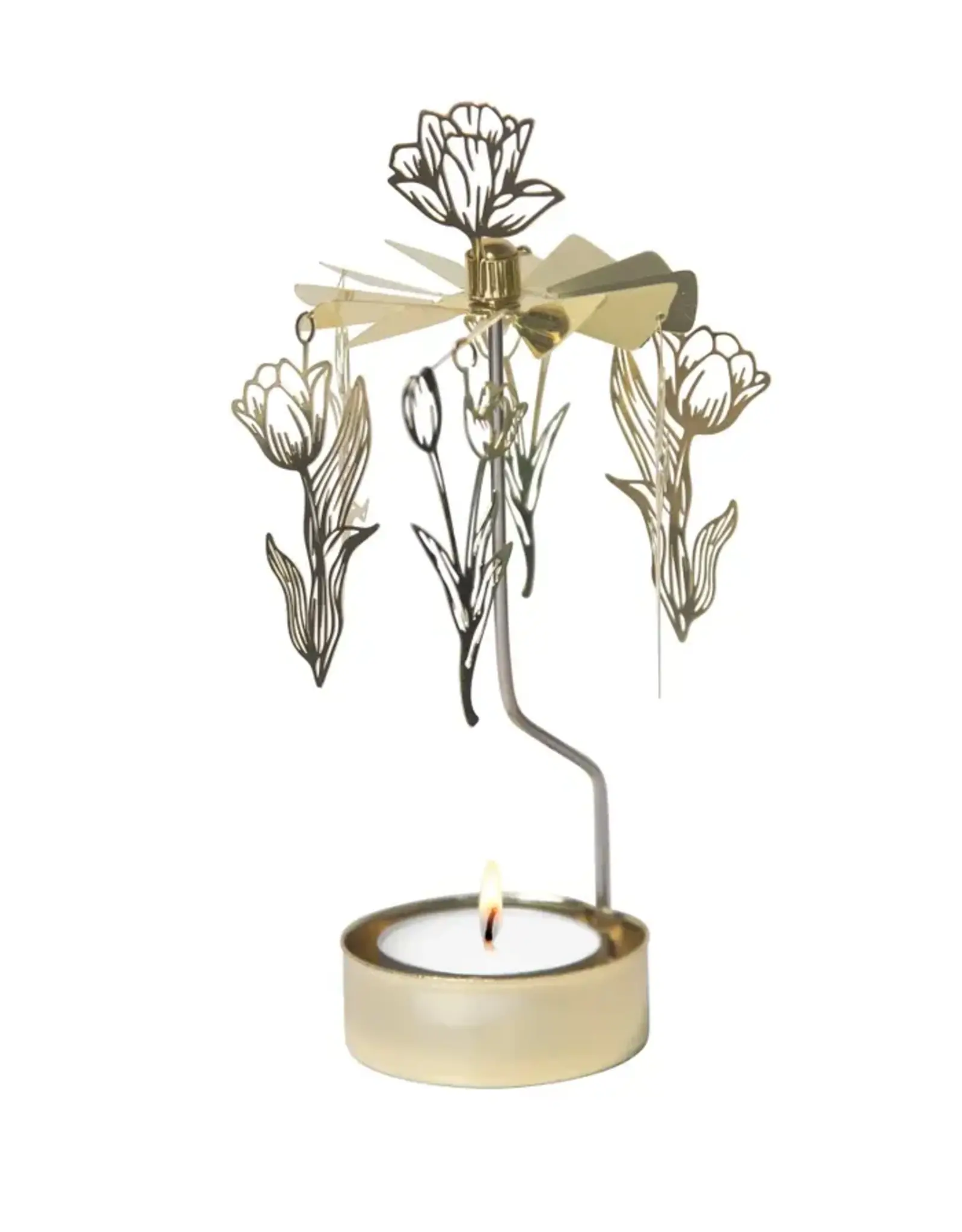 Tulips Angel Chime Candle Holder