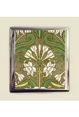 Art Nouveau White Lilies Card Holder/ Cigarette Case