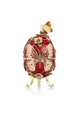 Fabergé Style Musical Egg with Butterfly Box