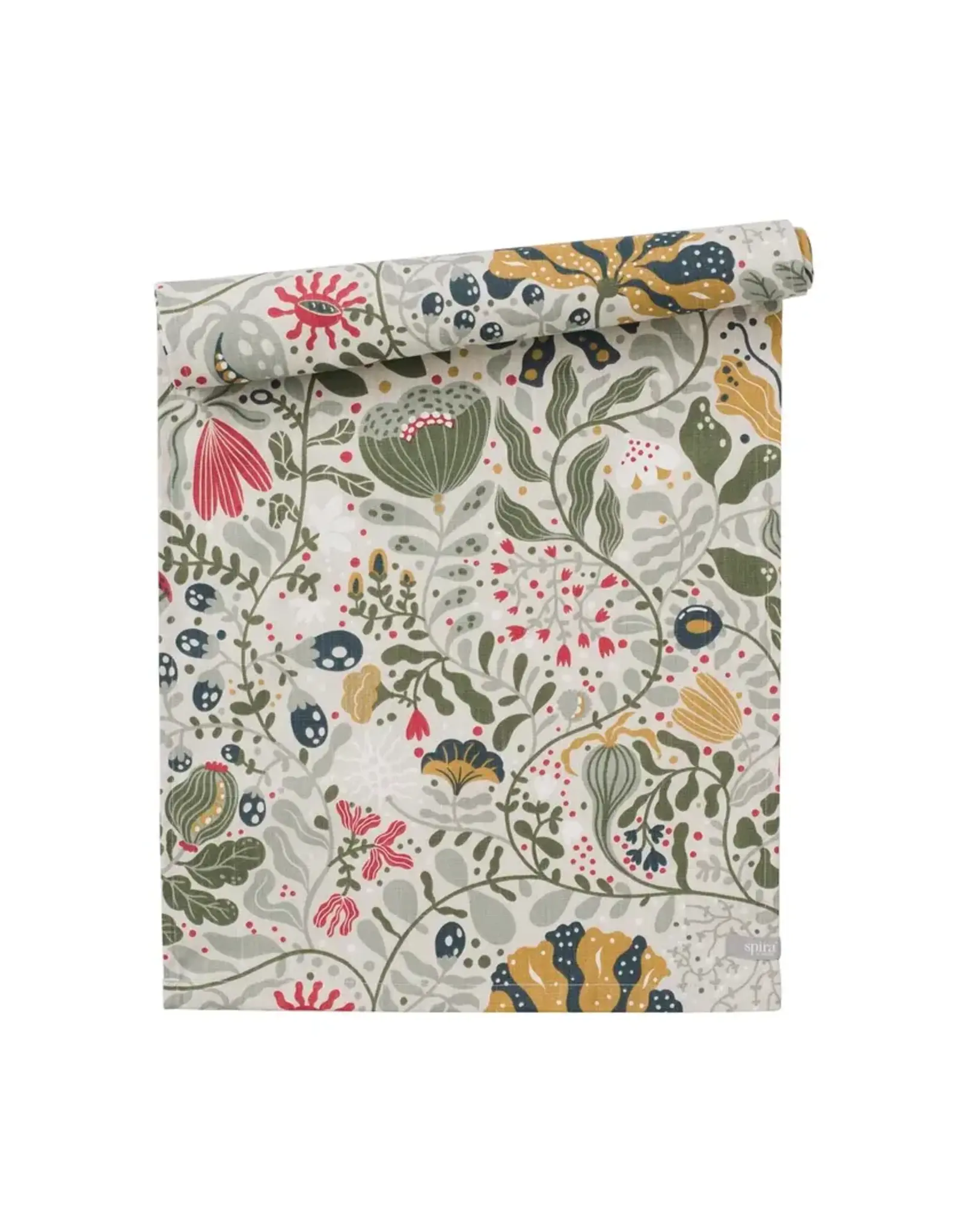 Blooming Table Runner in Green