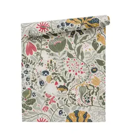 Blooms Table Runner in Green