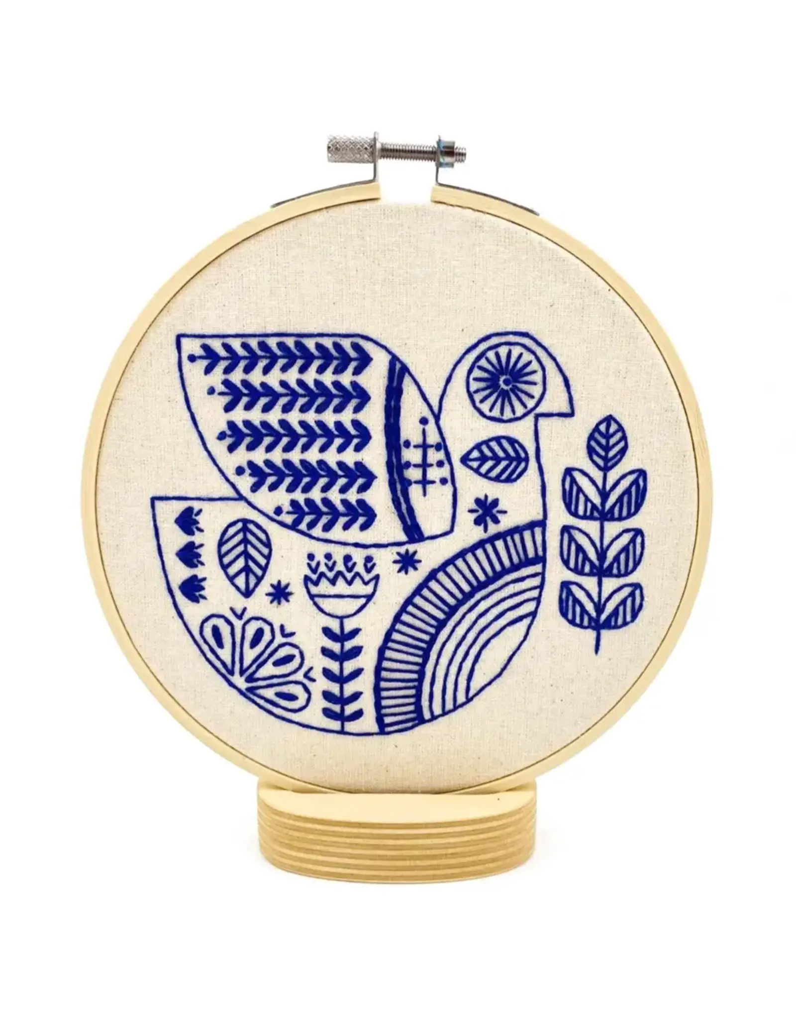 Folk Art Dove Embroidery Kit