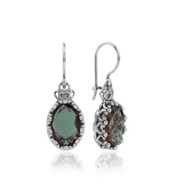 Alexandrite Silver Drop Earrings