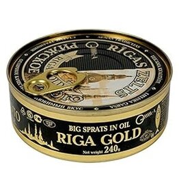Riga Gold Smoked Sprats in Oil