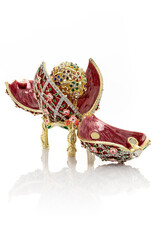 Red Roses Fabergé Style Egg