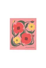 Flowers and Vines Swedish Dishcloth