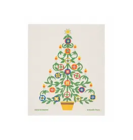Candle Tree Swedish Dishcloth