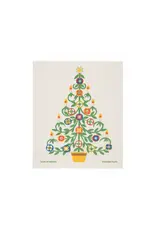 Candle Tree Swedish Dishcloth