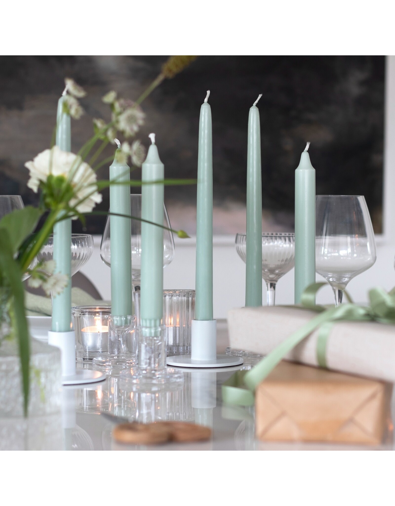 Eucalyptus Long Taper Candles