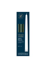 Dark Green Long Taper Candles