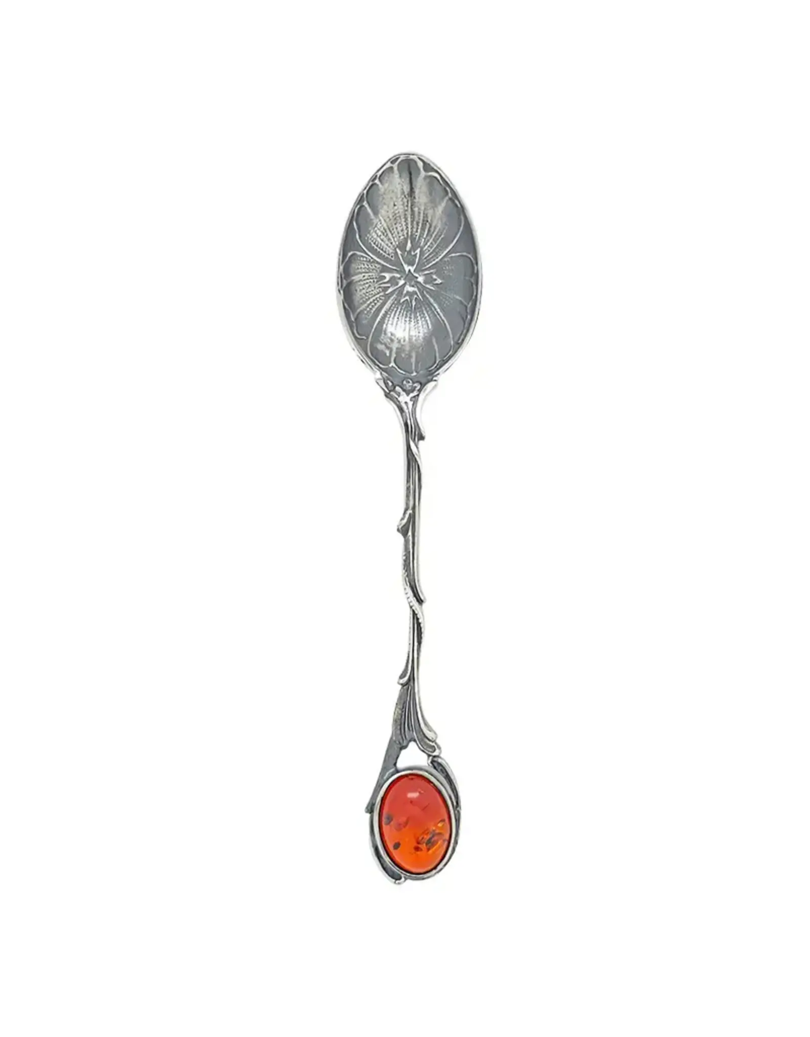 Cognac Amber Baby Spoon Gift