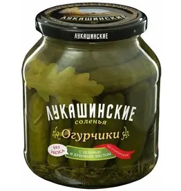 Lukashinkie Old Russian Style Pickles with Oak Leaf