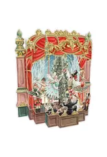Christmas Ballet  Pop Up Card