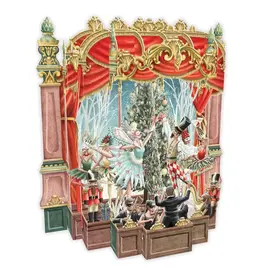 Christmas Ballet  Pop Up Card