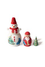 Snowman with Hands Nesting Set