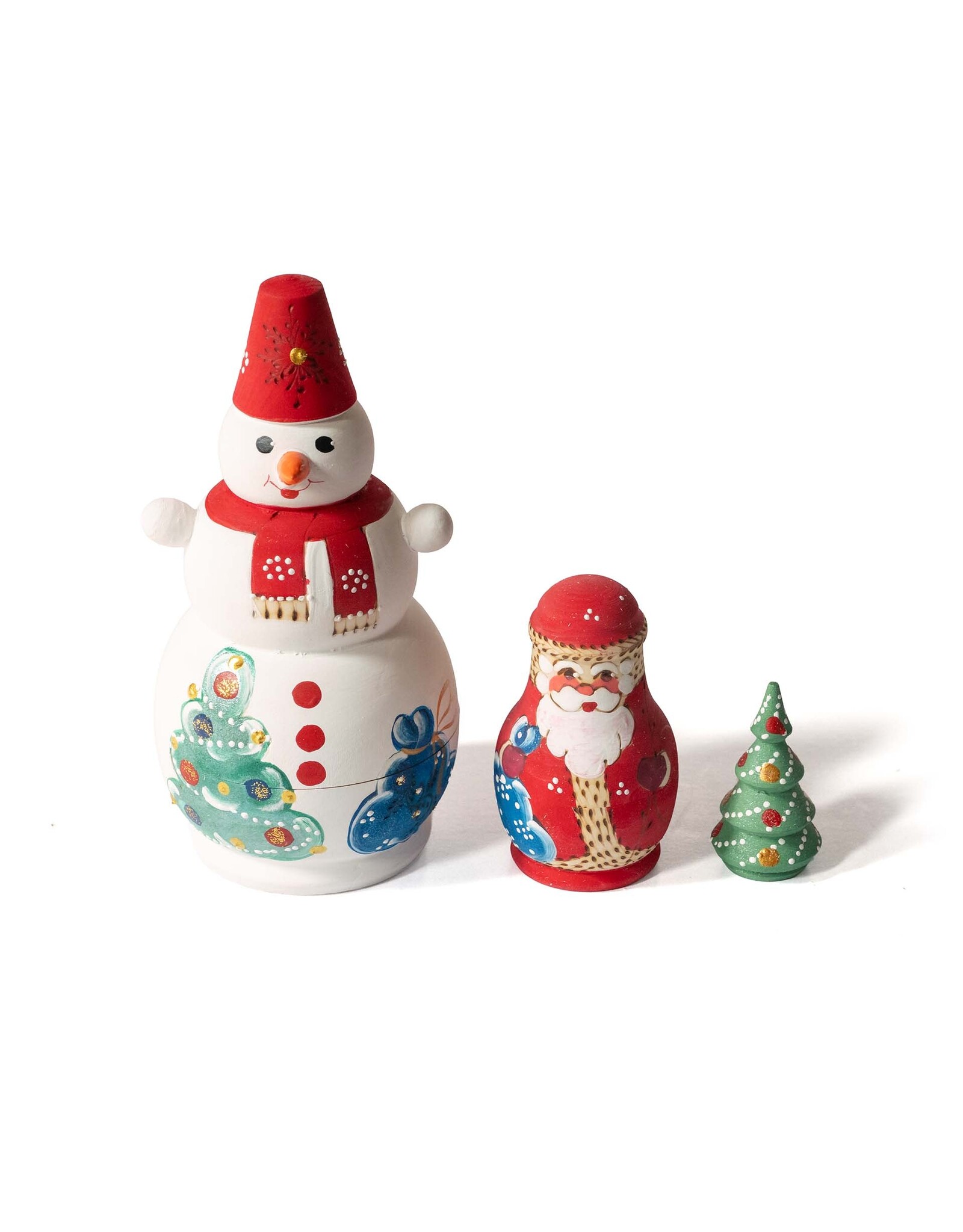 Snowman with Hands Nesting Set