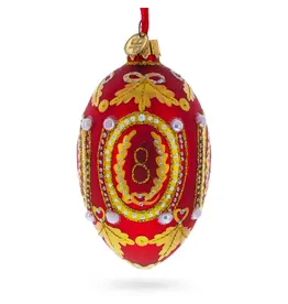 Romanov 1893 Caucasus Fabergé Style Egg Ornament