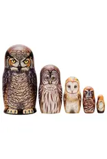 Great Horned Owl Nesting Doll