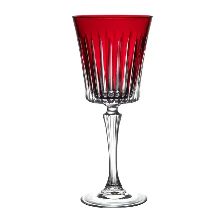 Imperial Ruby Red Glass Goblet - TMORA Shop