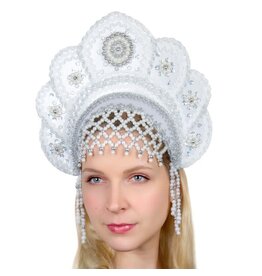 White Winter Kokoshnik