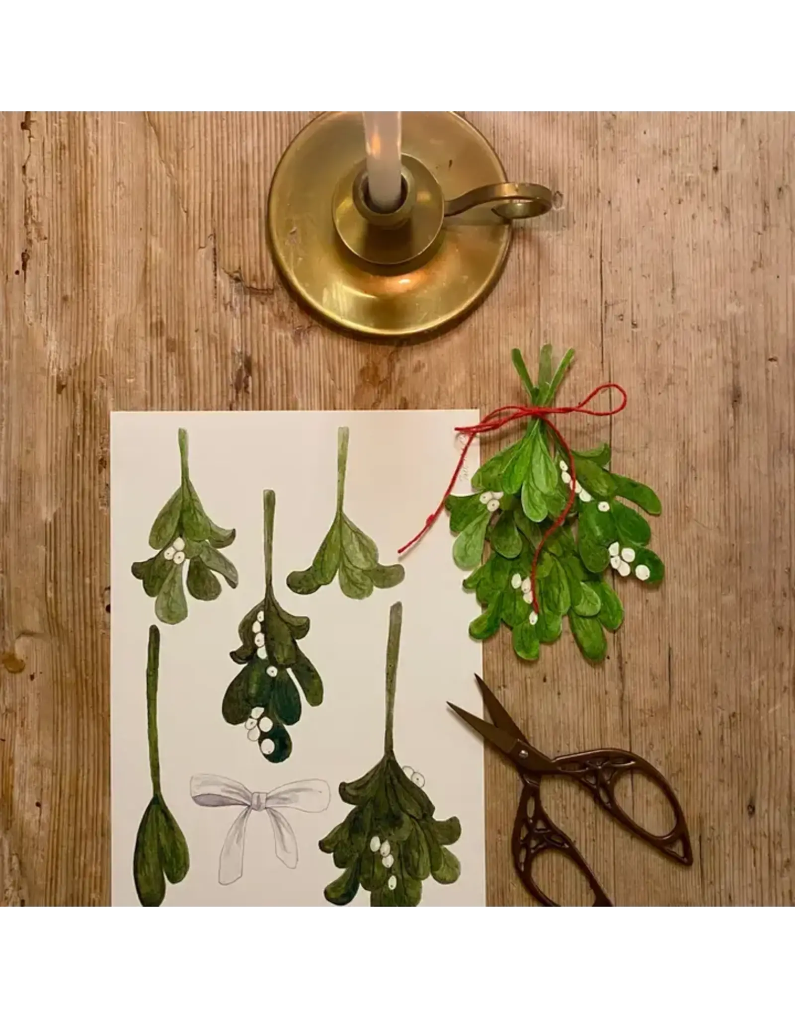 Mistletoe Cut-Out Decoration