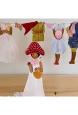 Iben Dress-Up Doll Cut-Out Set