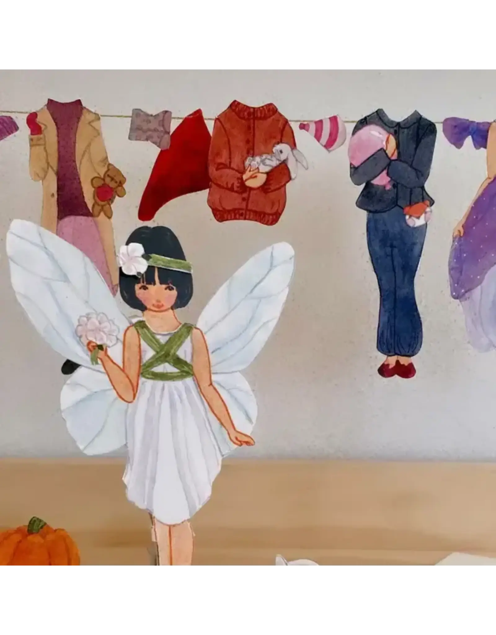 Mona Dress-Up Doll Cut-Out Set