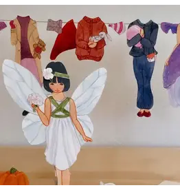 Mona Dress-Up Doll Cut-Out Set