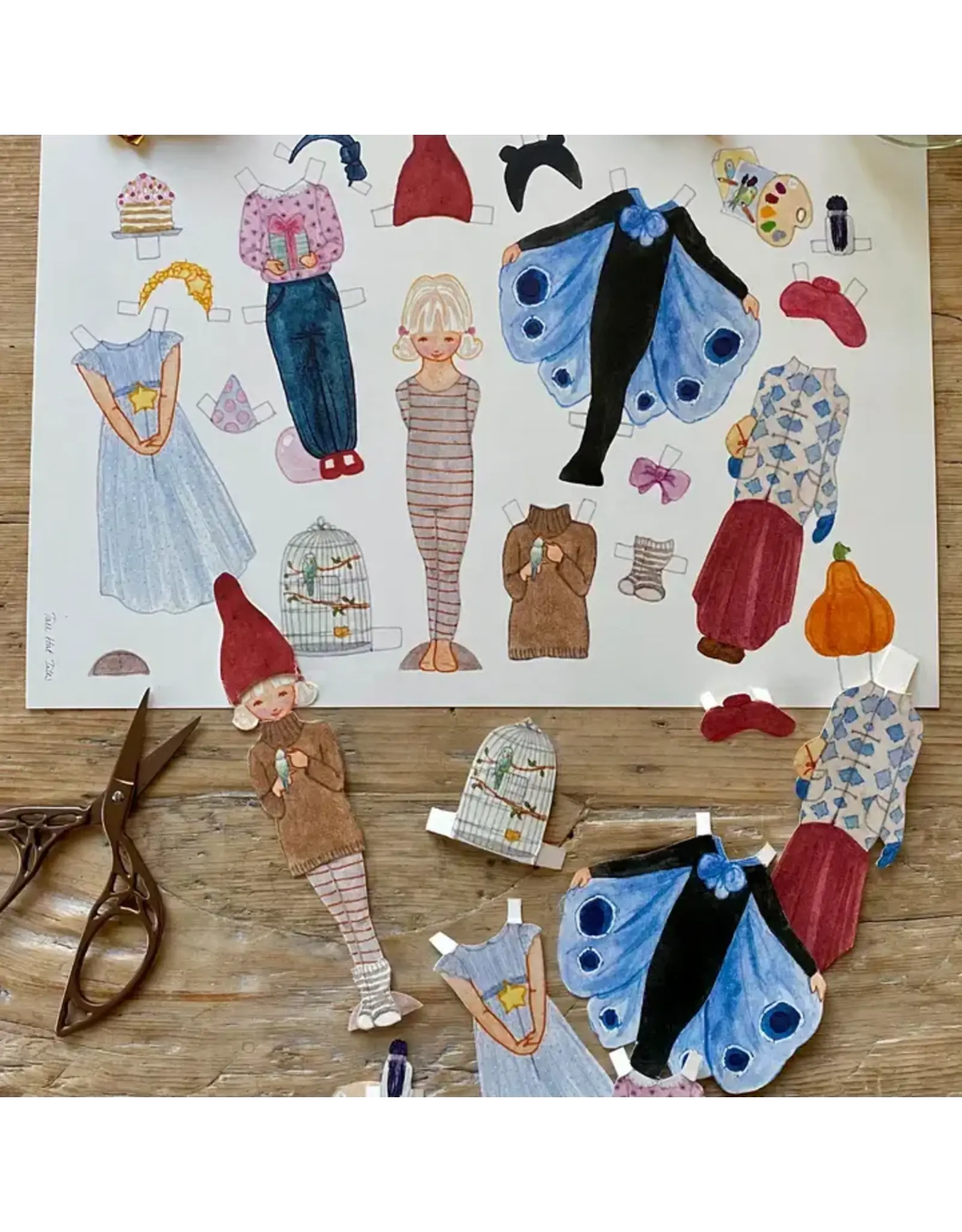 Ruth Dress-Up Doll Cut-Out Set