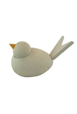 Birch Wood Bird (White)