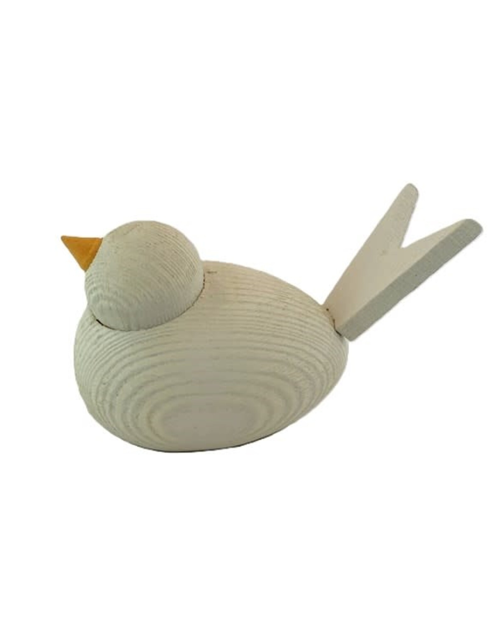 Birch Wood Bird (White)