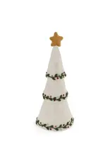 Felted Wool White 3-in-1 Christmas Tree