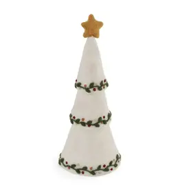 Felted Wool White 3-in-1 Christmas Tree