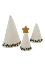 Felted Wool White 3-in-1 Christmas Tree