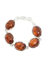 Cognac Amber Handmade Bracelet