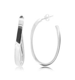 Silver Hoop Earrings