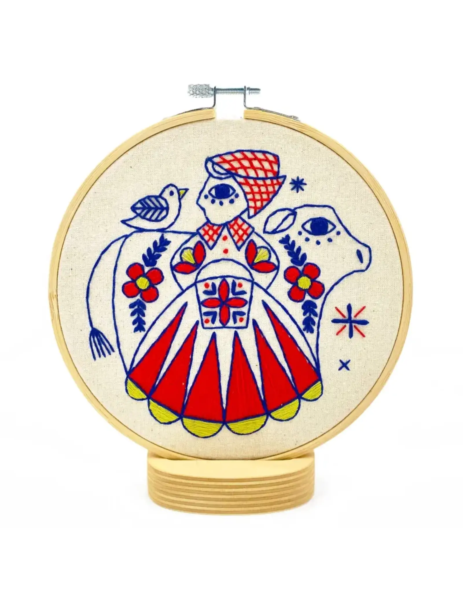 Milkmaid Embroidery Kit