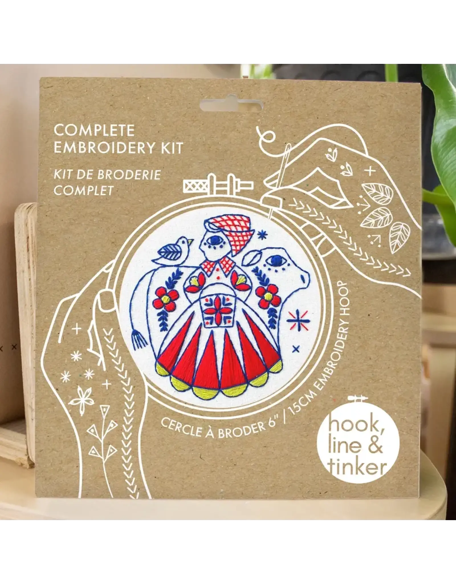Milkmaid Embroidery Kit