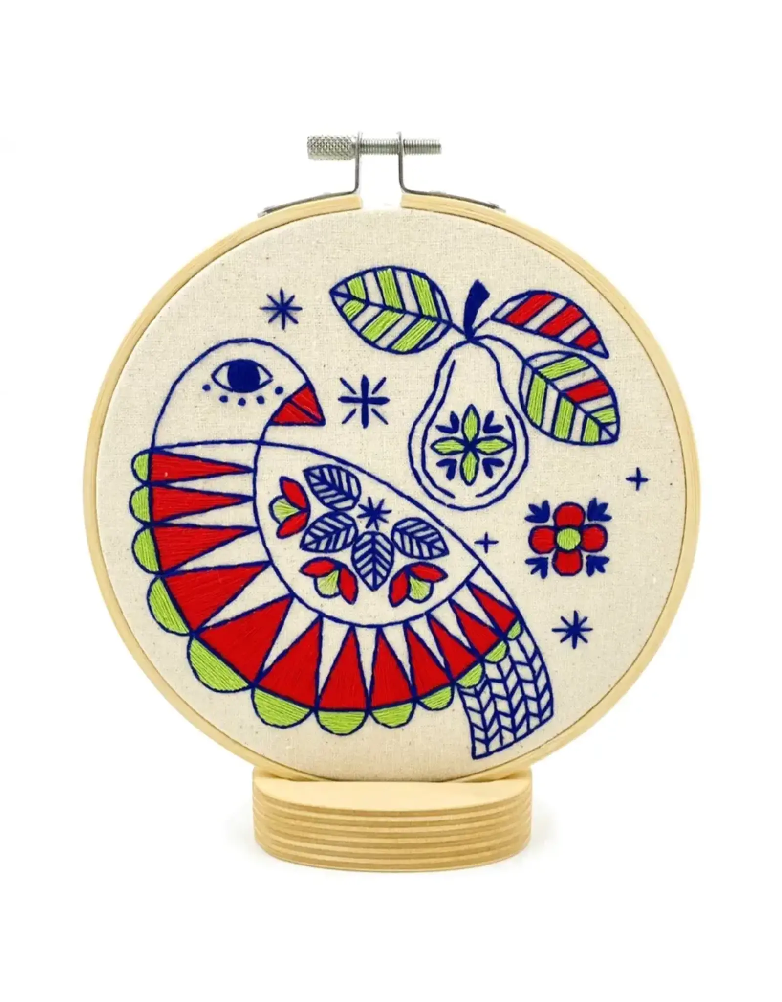 Partridge Embroidery Kit